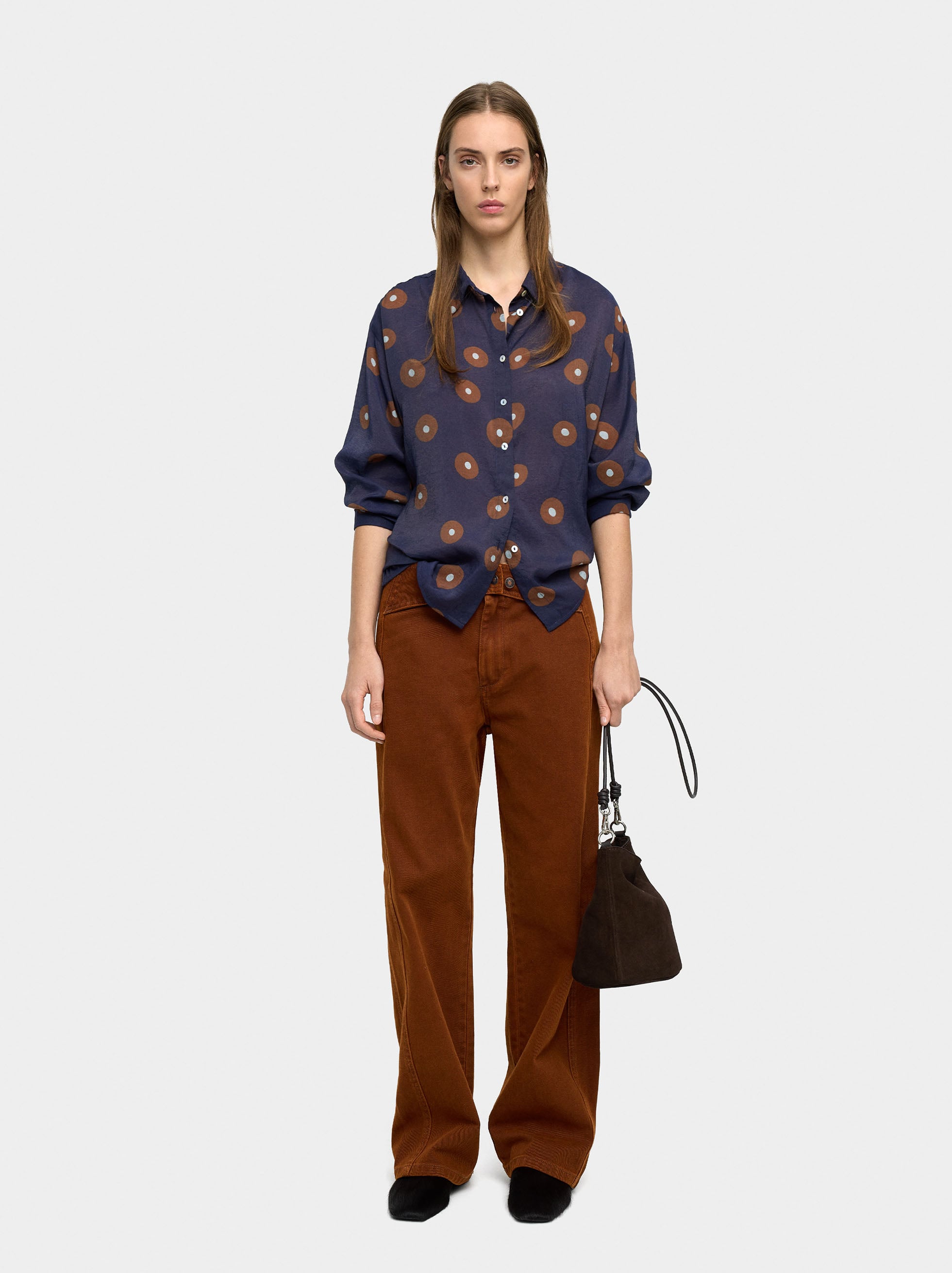 Camisa Estampado De Círculos