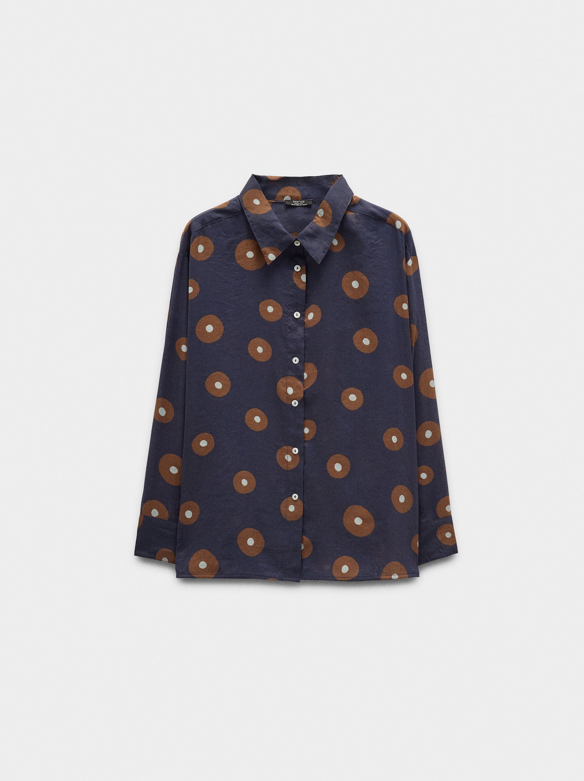 Camisa Estampado De Círculos