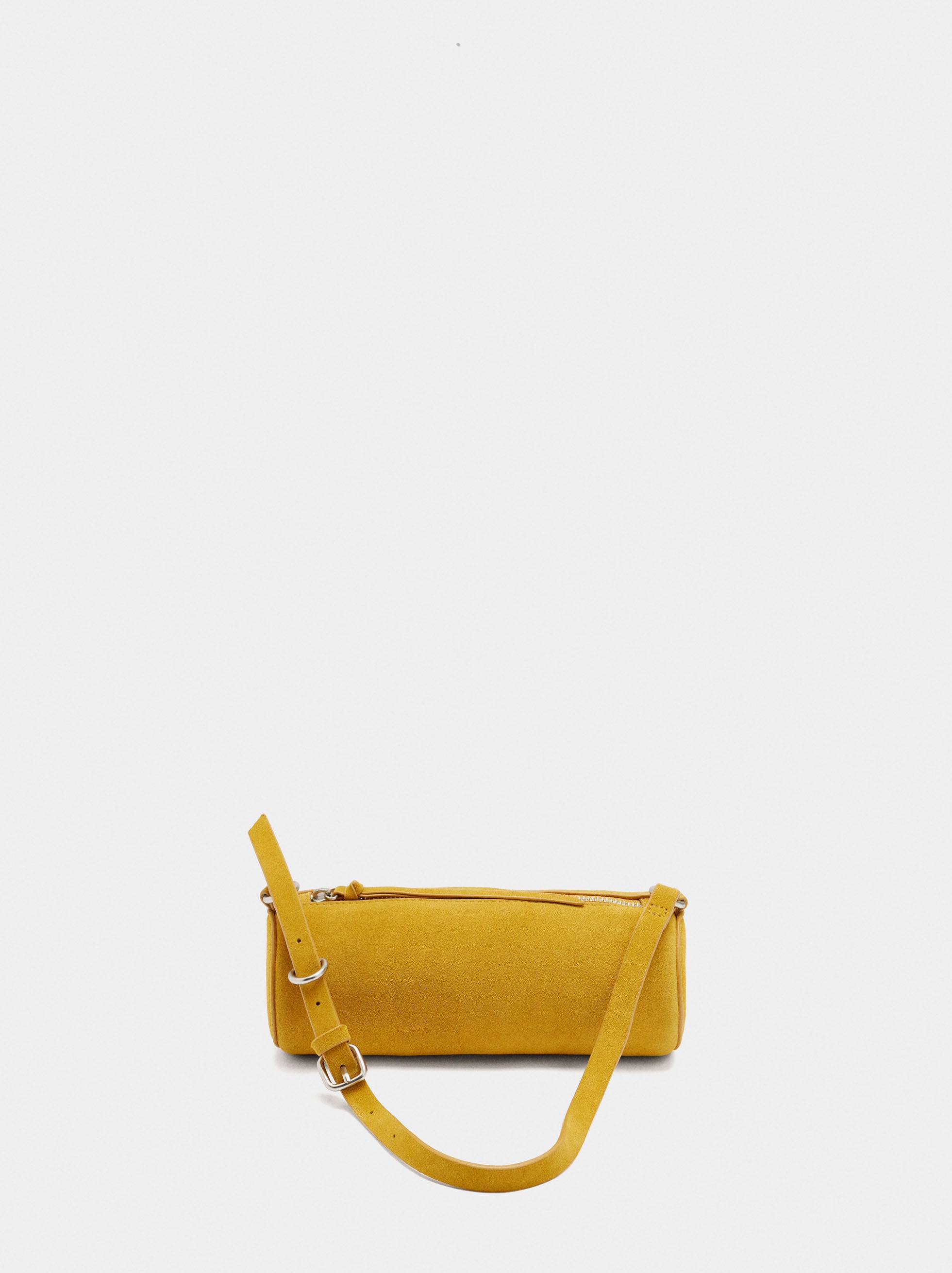 Bolso De Hombro De Piel