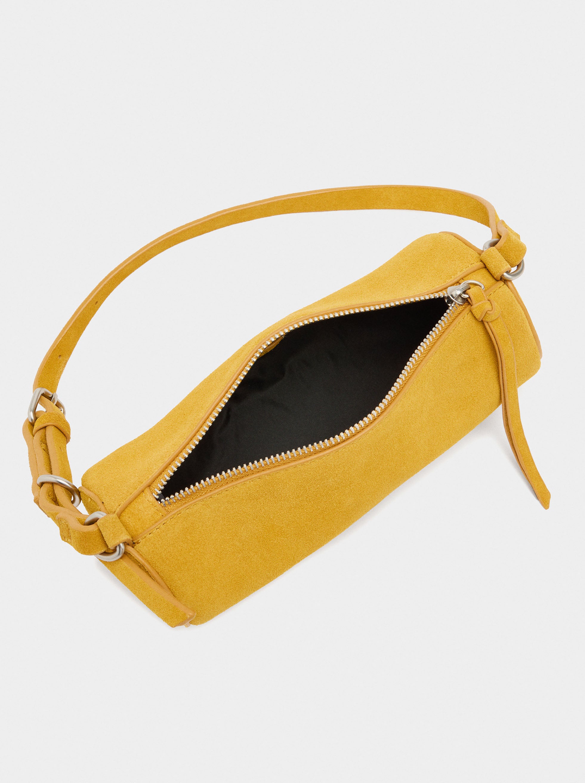 Bolso De Hombro De Piel
