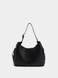 Bolso De Hombro Con Hebillas Laterales