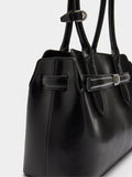 Bolso Tote Con Cinturón