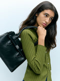 Bolso Tote Con Cinturón