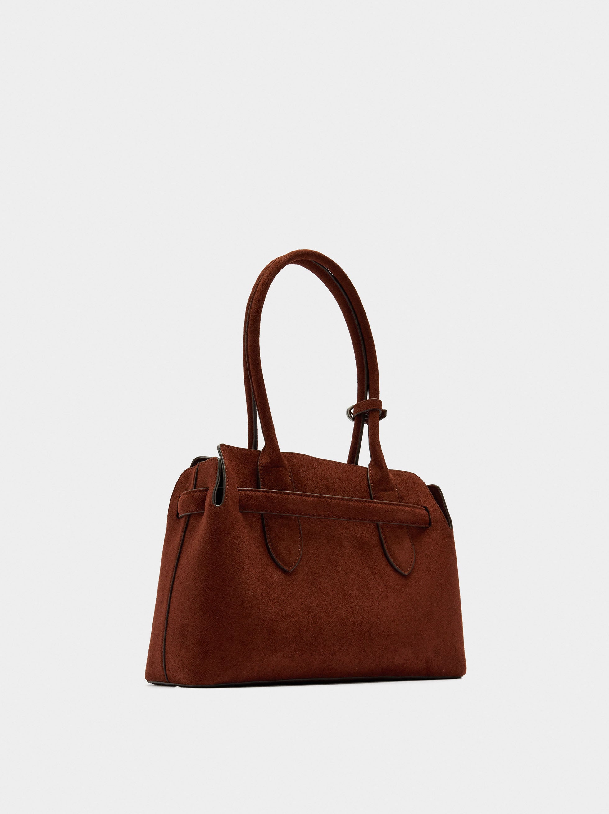Bolso Tote Con Cinturón