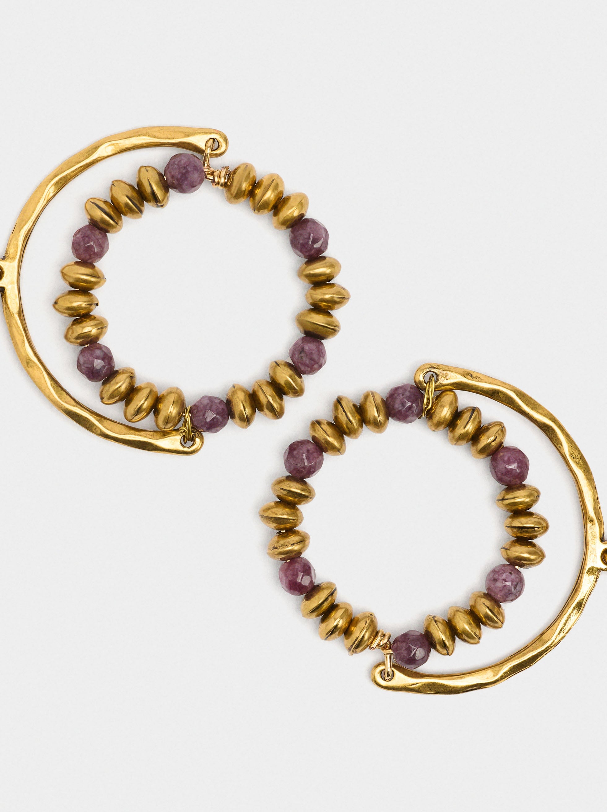 Pendientes De Arco Con Aro