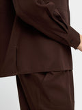 Blusa De Cuello Alto Con Cordón