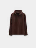 Blusa De Cuello Alto Con Cordón