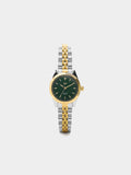 Reloj Bicolor Pulsera De Acero Inoxidable