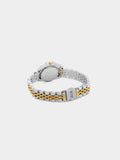 Reloj Bicolor Pulsera De Acero Inoxidable