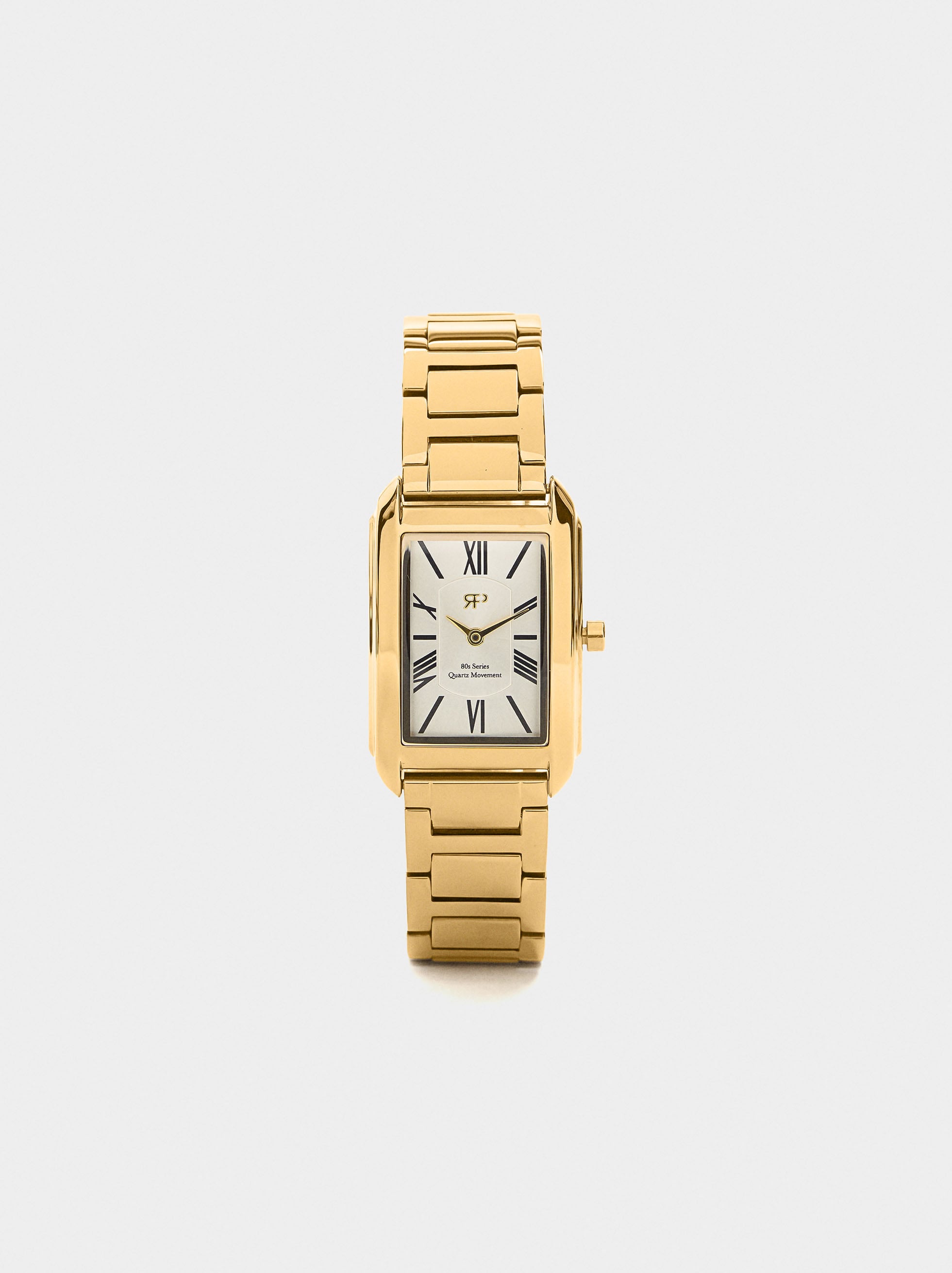 Reloj Rectangular Pulsera De Acero Inoxidable
