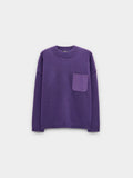Jersey De Punto Con Bolsillo Efecto Piel