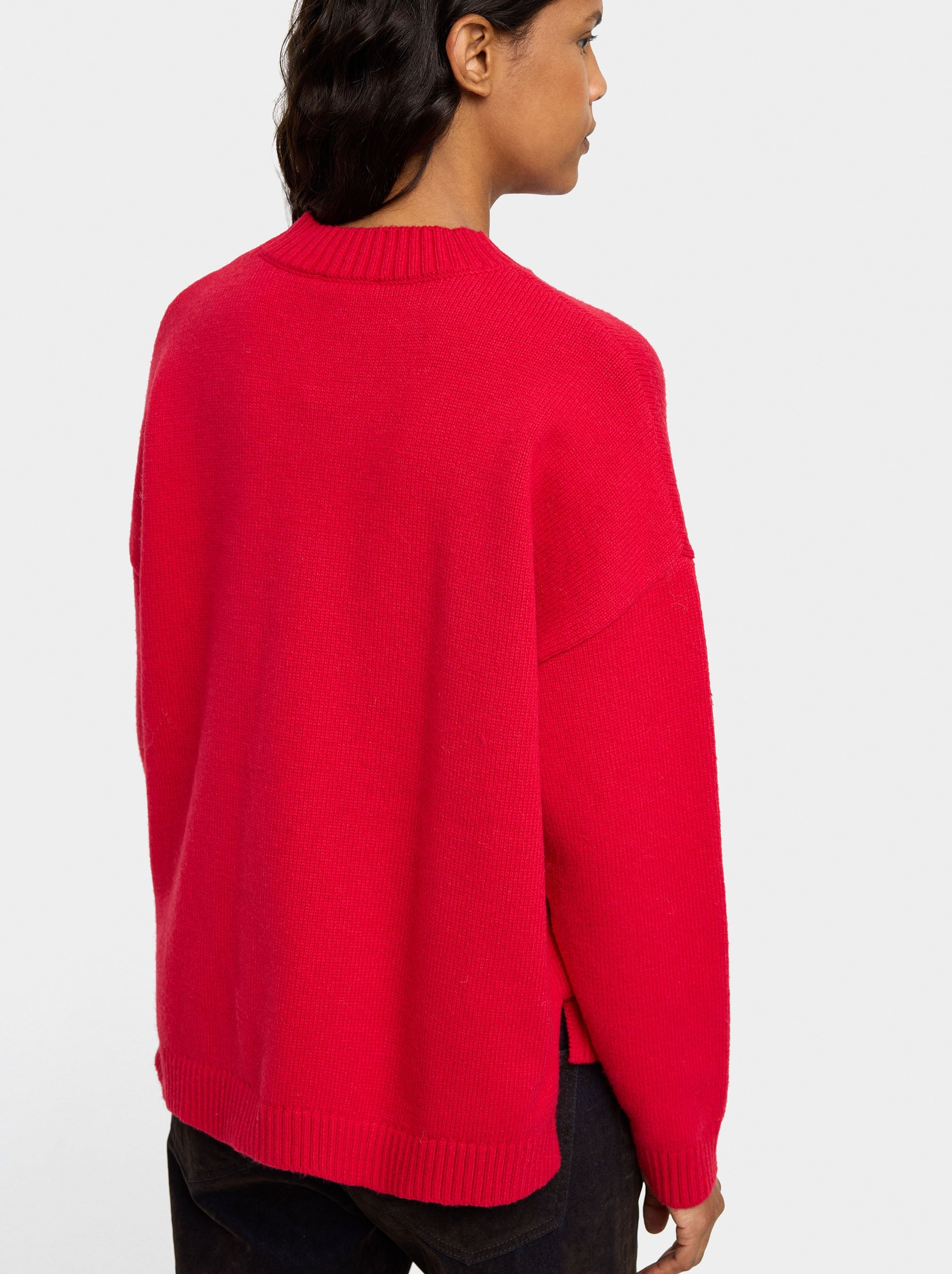 Jersey De Punto Con Bolsillo Efecto Piel