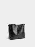 Bolso De Hombro Efecto Craquelado