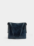 Bolso De Hombro Efecto Craquelado