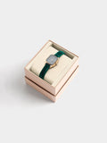 Reloj Cuadrado Pulsera Efecto Terciopelo