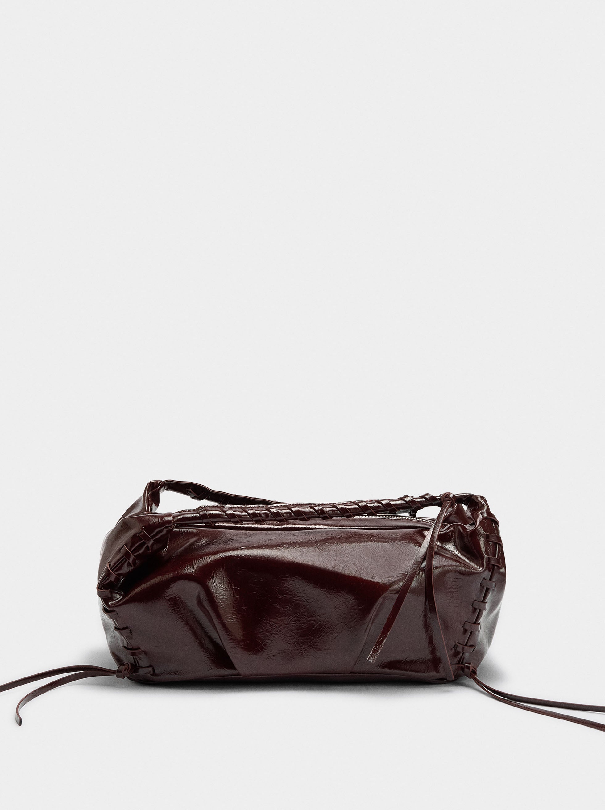 Bolso De Mano De Charol