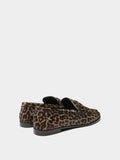 Mocasines De Piel Estampado Animal