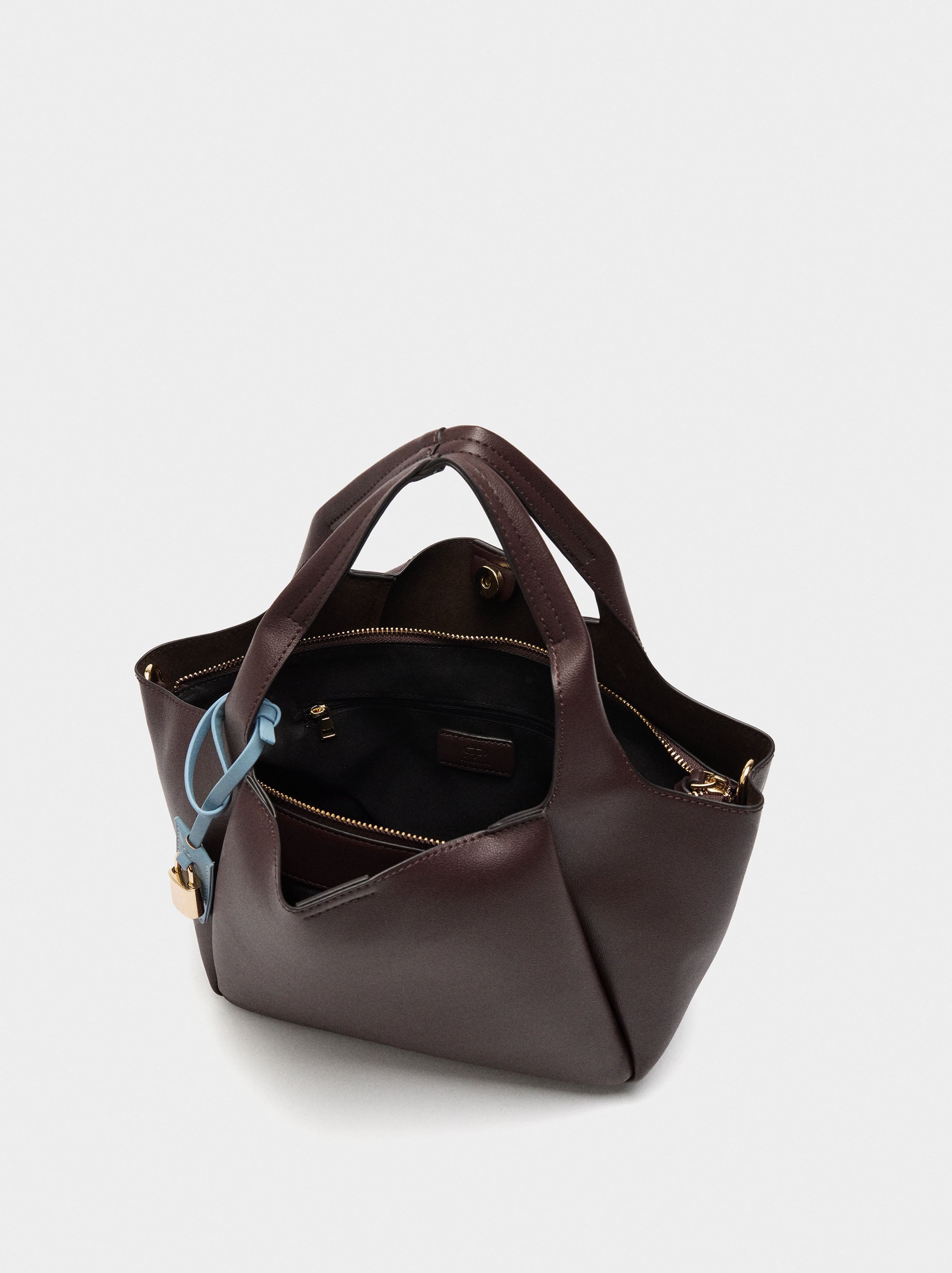 Bolso Tote Con Penduro