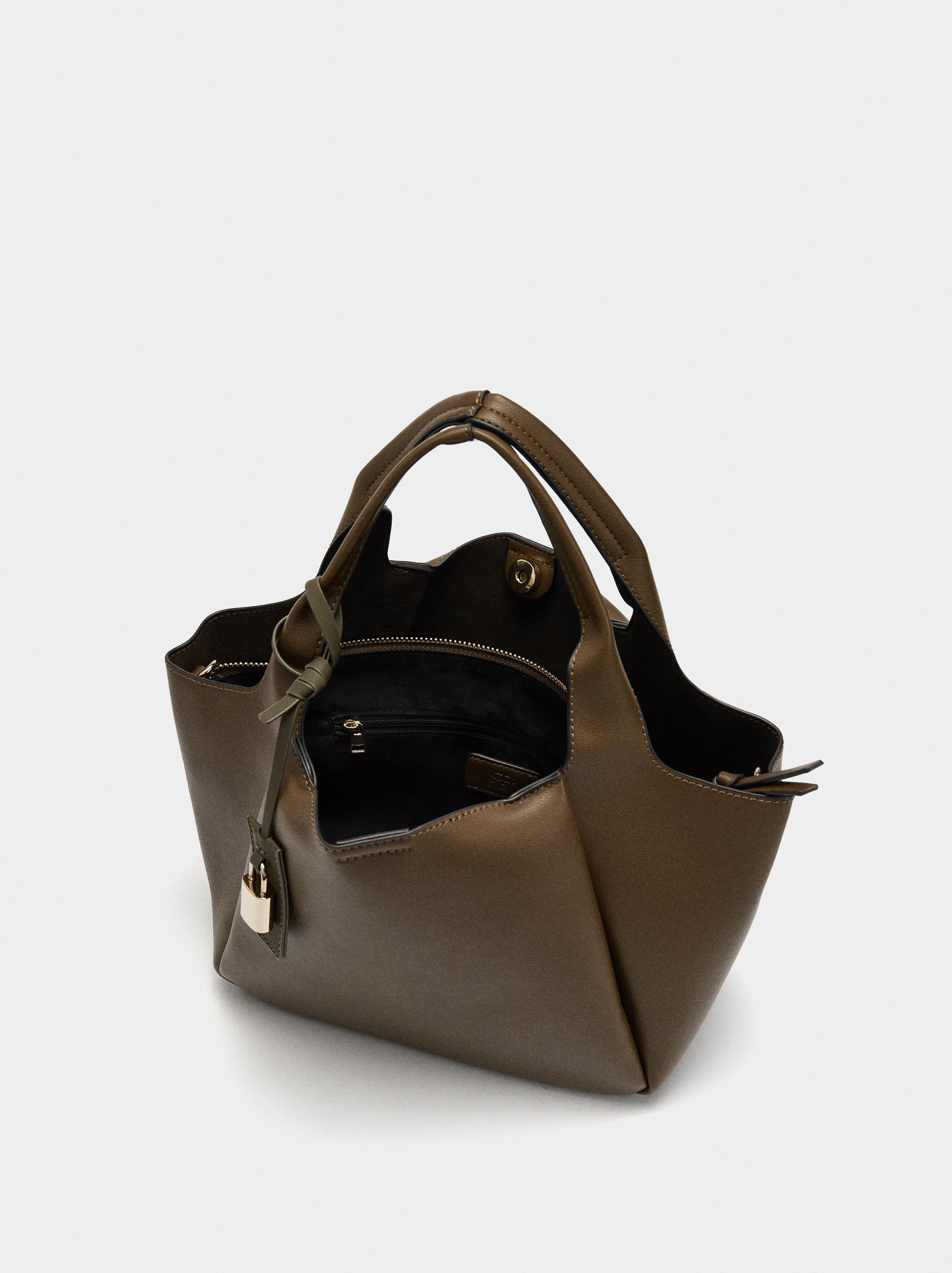Bolso Tote Con Penduro