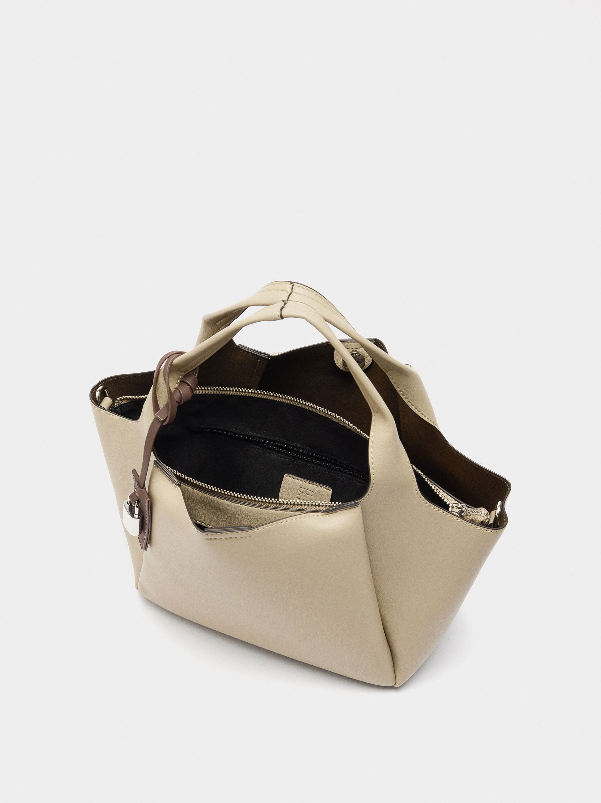 Bolso Tote Con Penduro