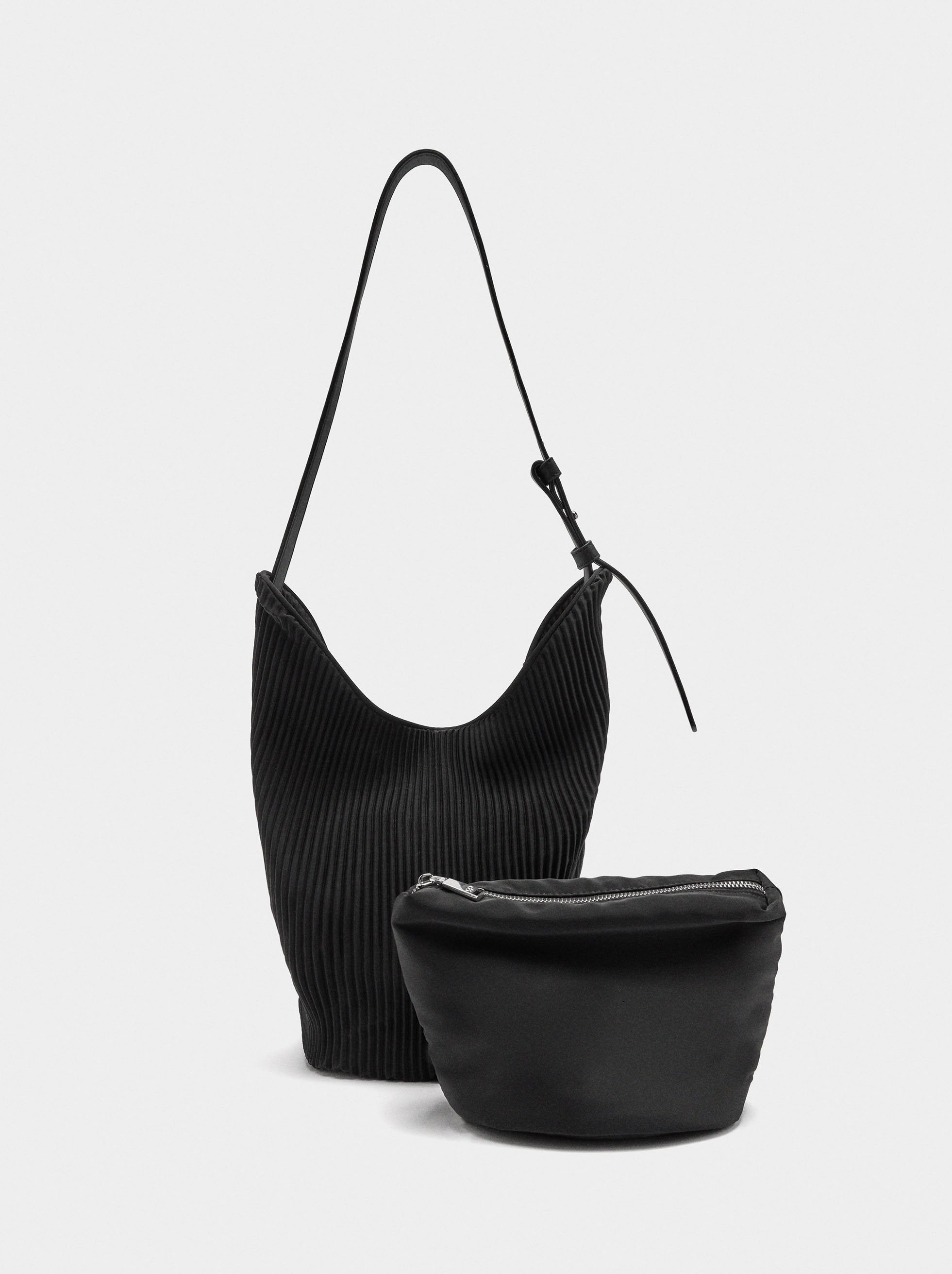 Bolso De Hombro De Nylon Bolso Interior