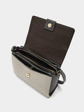 Bolso Bandolera Con Solapa Color Block