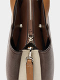 Bolso Tote De Color Block