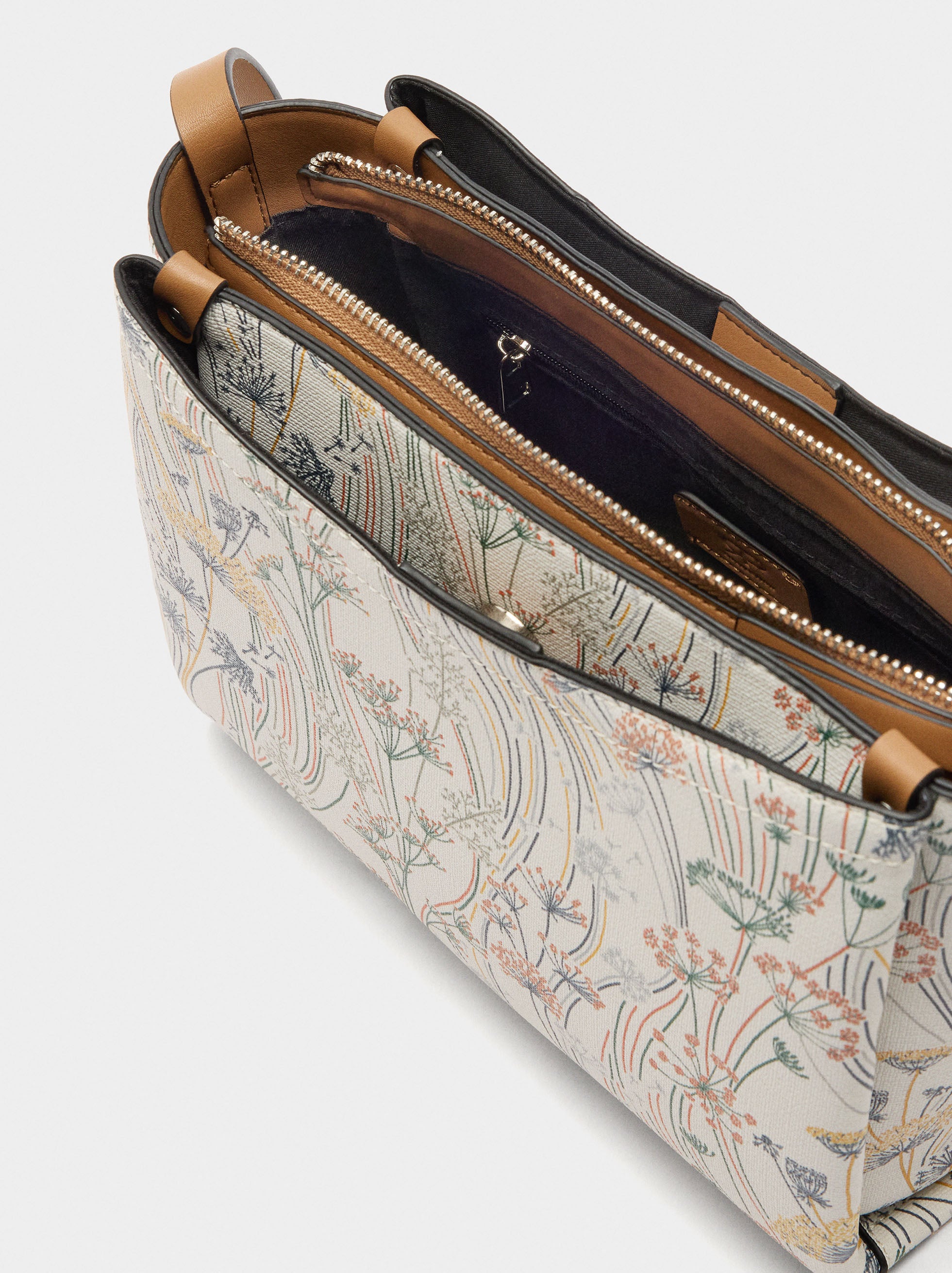 Bolso Bandolera Estampado Floral