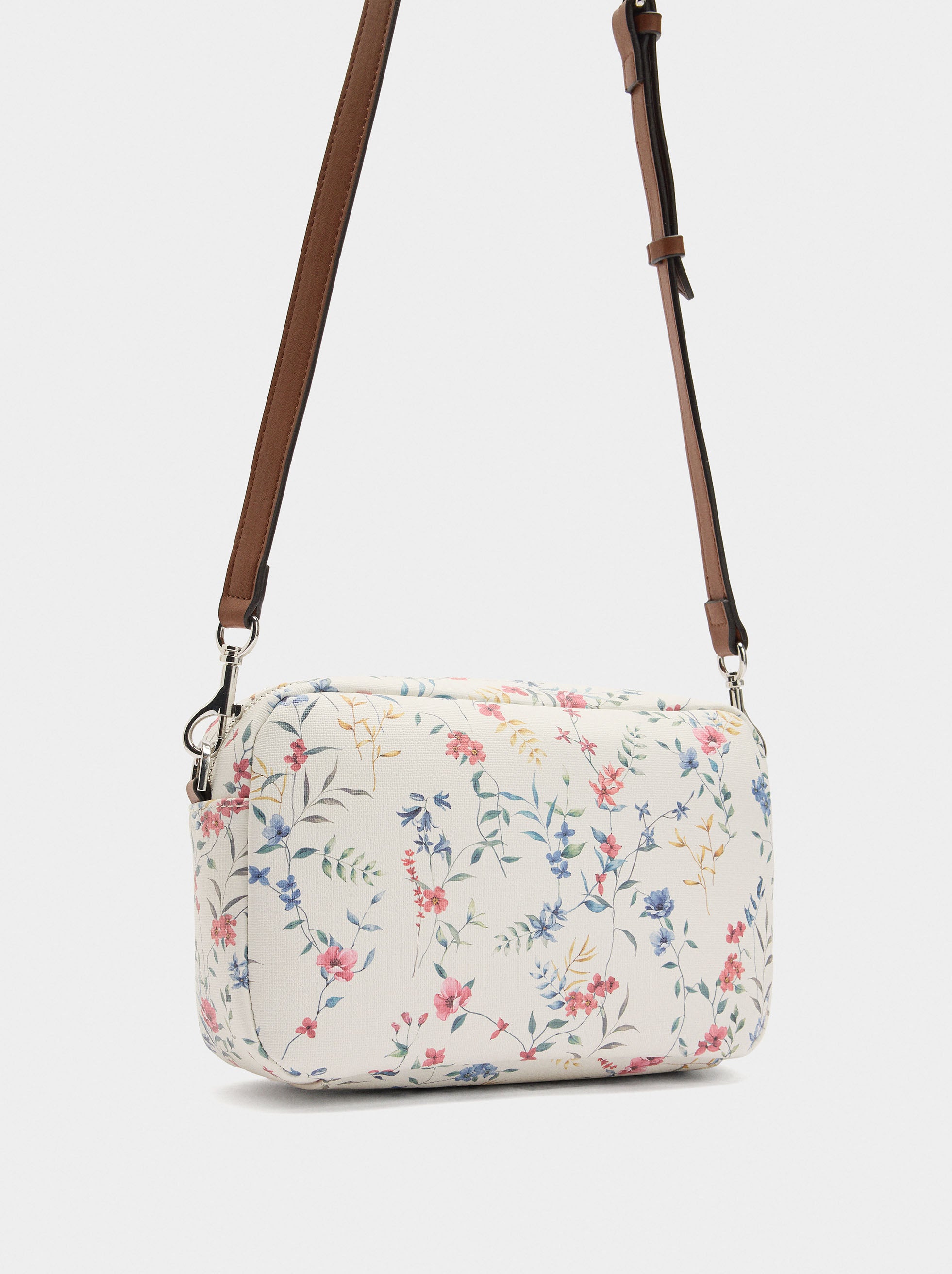 Bolso Bandolera Estampado Floral