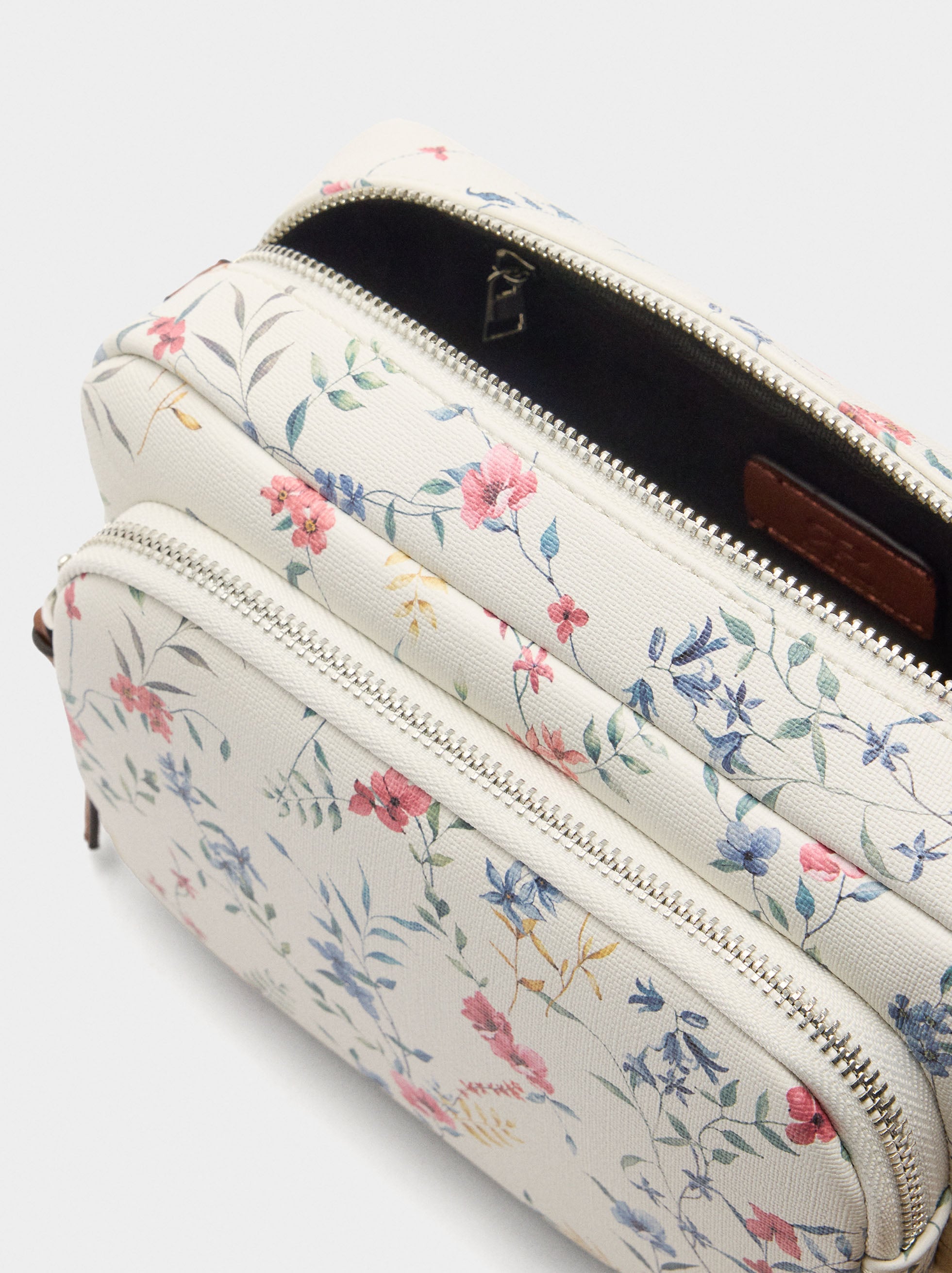 Bolso Bandolera Estampado Floral