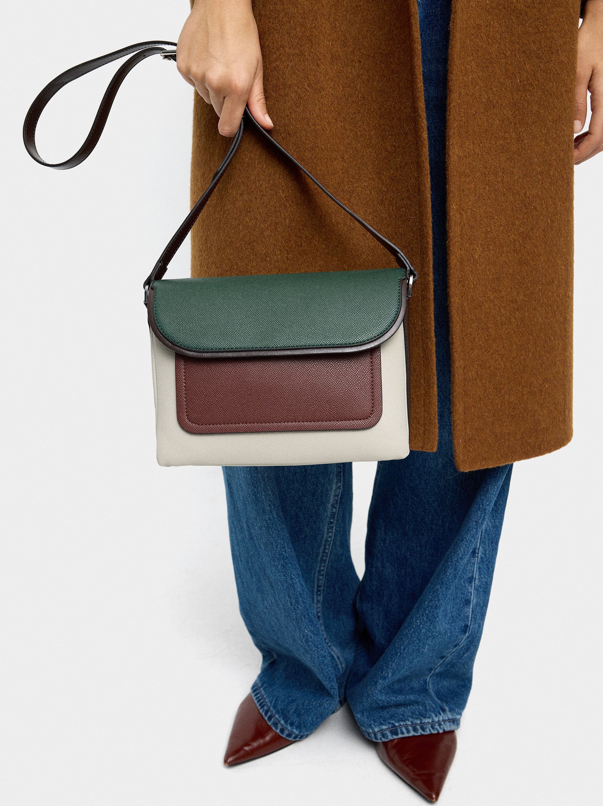 Bolso Bandolera Color Block