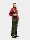 Chaqueta De Piel Con Cremallera