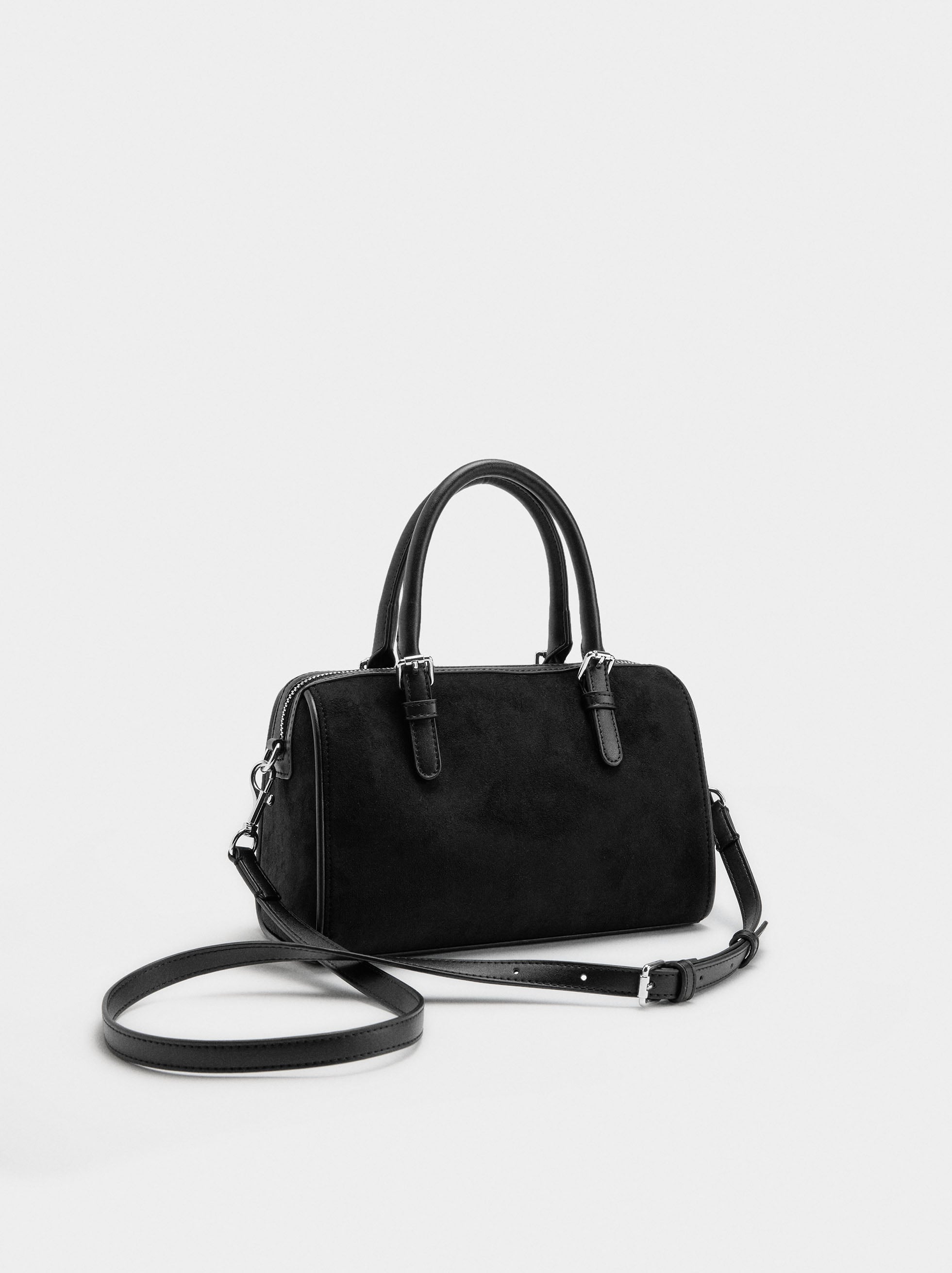 Bolso Bowling Efecto Piel L