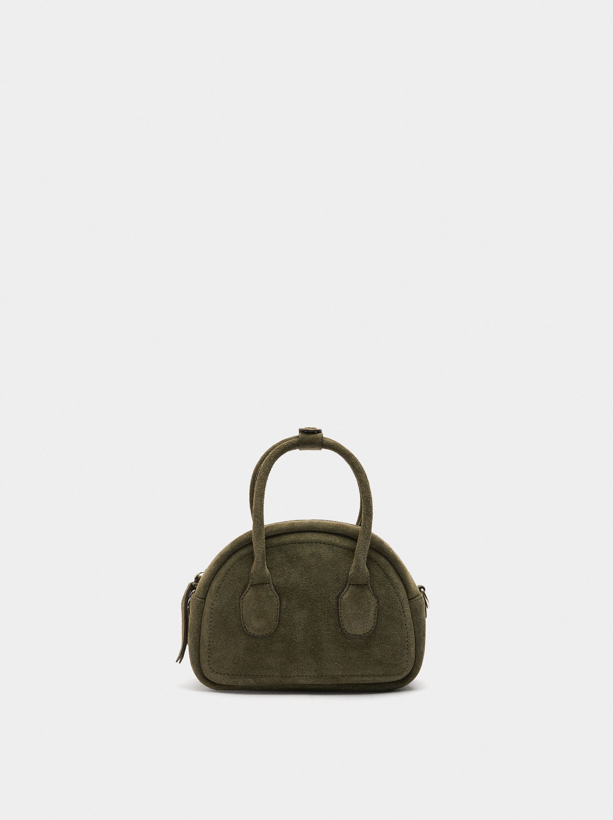 Bolso Bowling De Piel