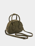 Bolso Bowling De Piel