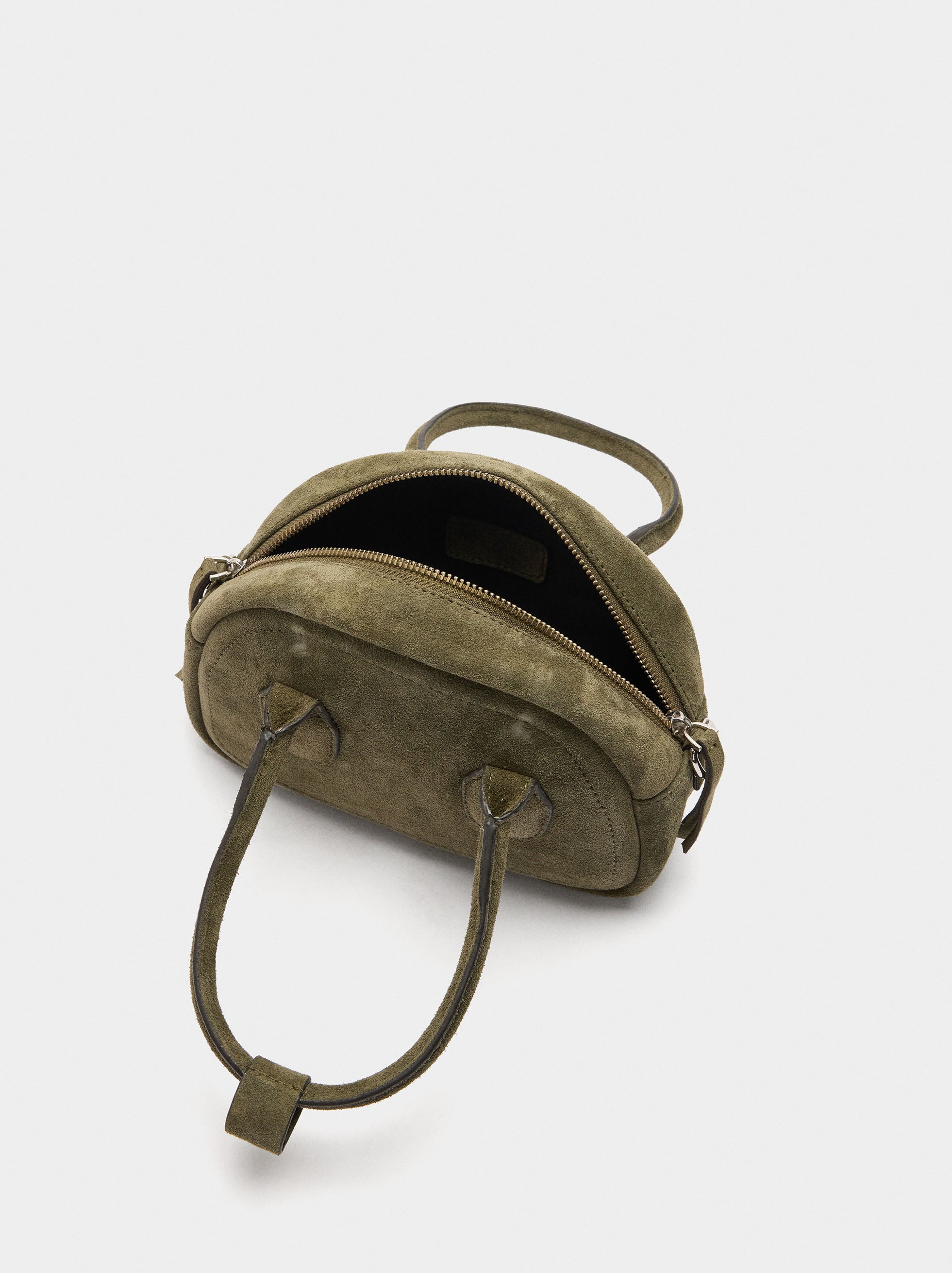 Bolso Bowling De Piel