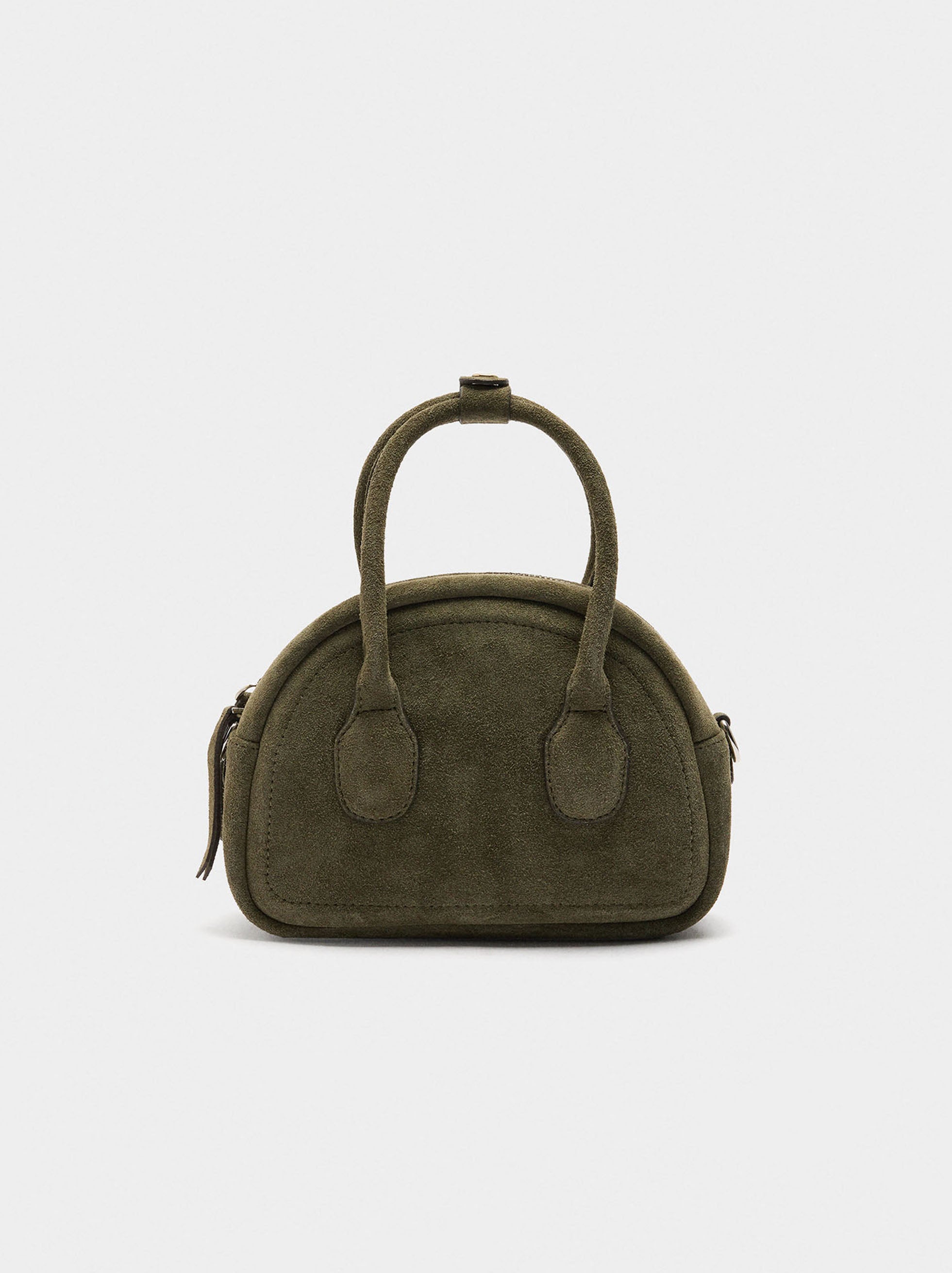 Bolso Bowling De Piel