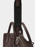 Bolso Tote Textura Suave Con Colgante