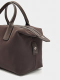 Bolso Tote Textura Suave Con Colgante