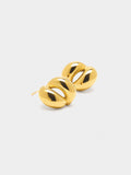 Pendientes De Efecto Doble – Acero Inoxidable