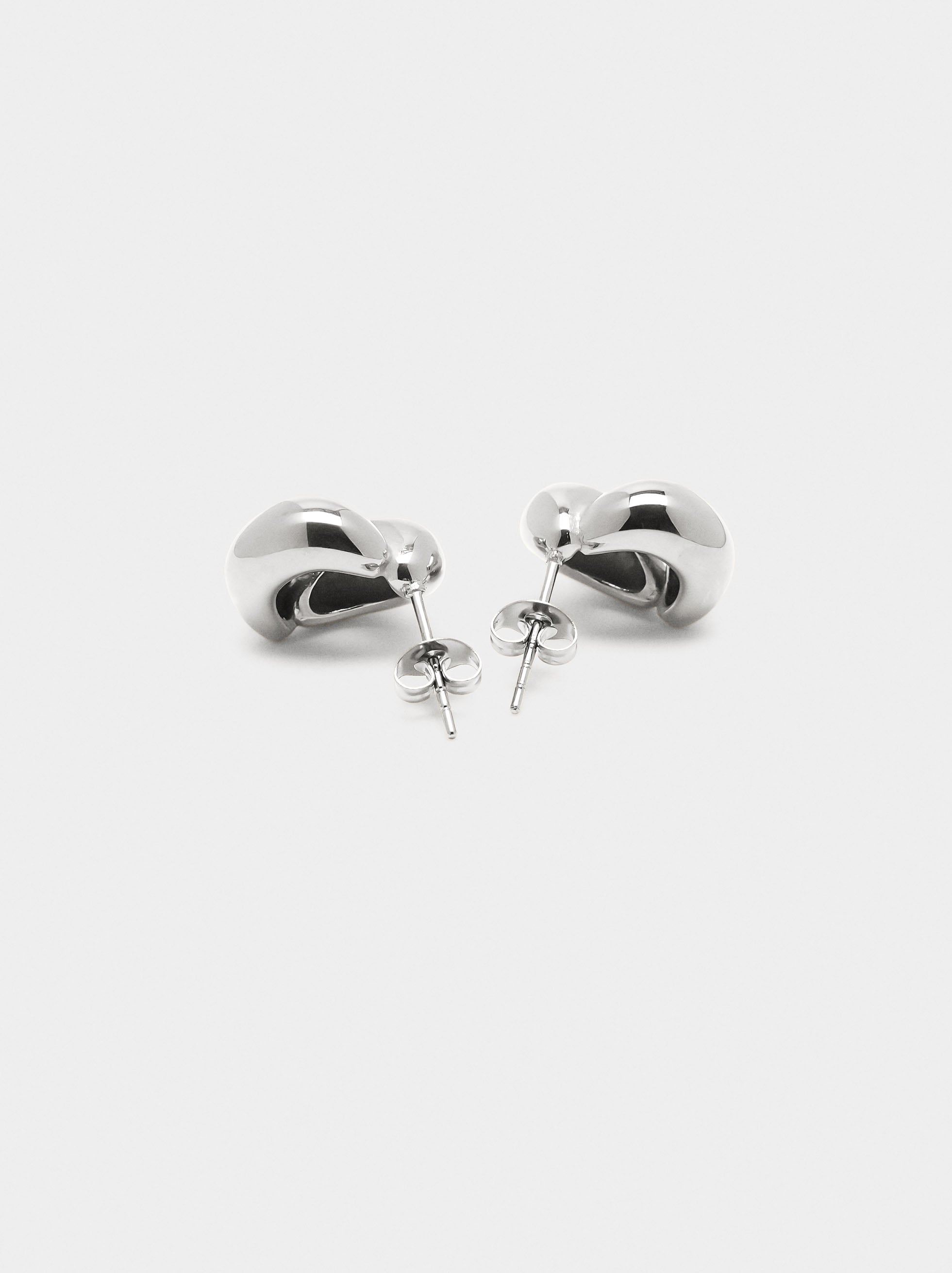 Pendientes De Efecto Doble – Acero Inoxidable
