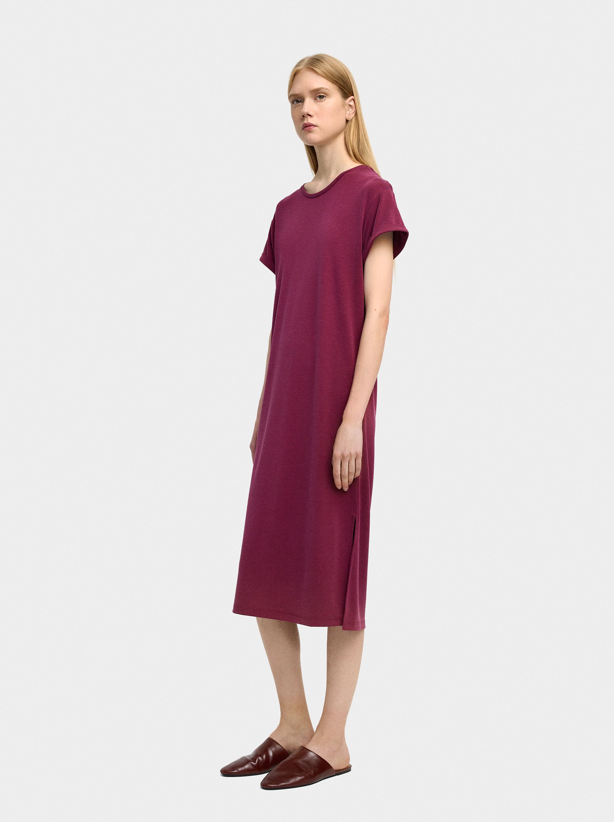 Vestido Midi Liso