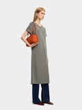 Vestido Midi Liso