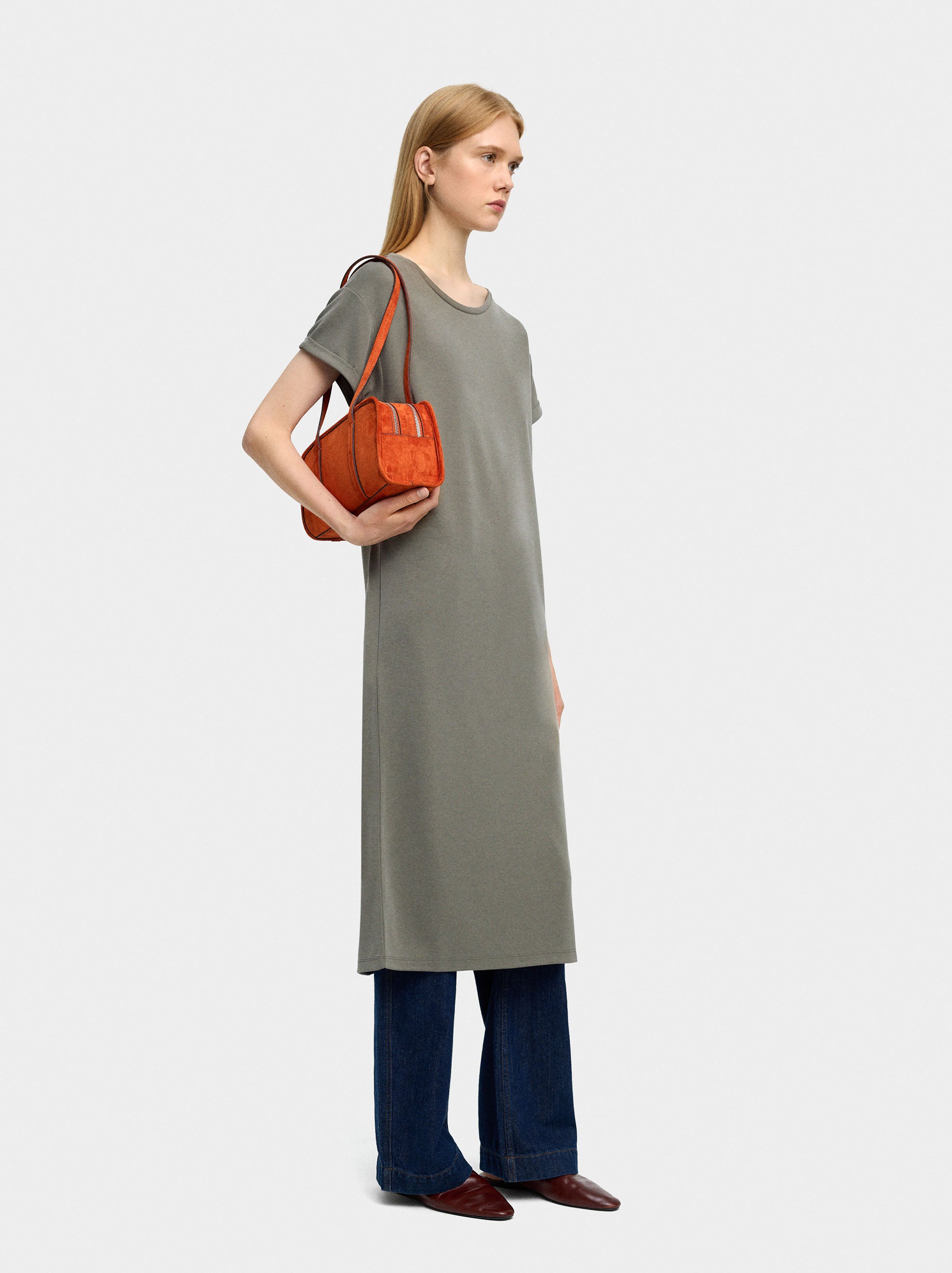 Vestido Midi Liso