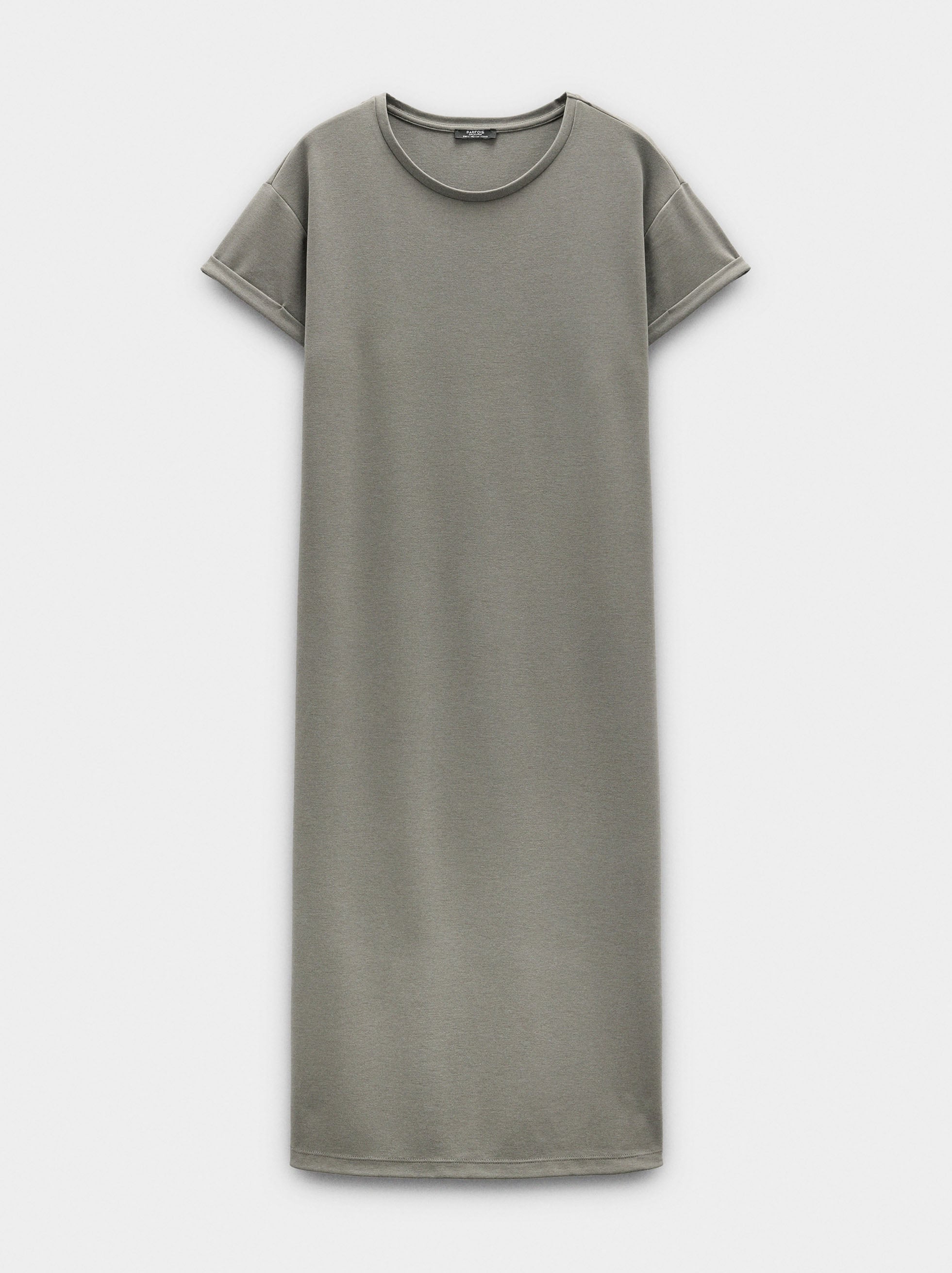Vestido Midi Liso