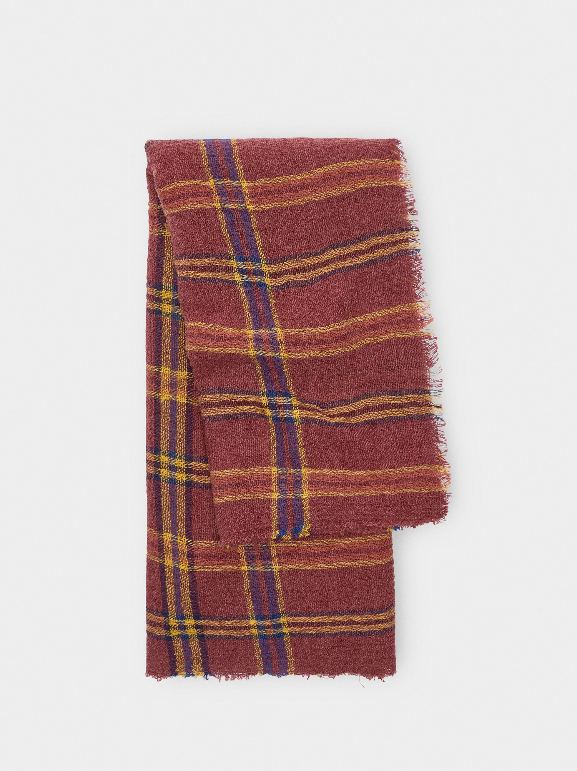 Pashmina Estampada Con Lana
