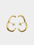 Pendientes Ear Jacket Segmentados - Acero Inoxidable