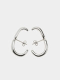 Pendientes Ear Jacket Segmentados - Acero Inoxidable
