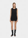 Vestido Corto Con Botones