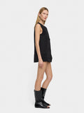 Vestido Corto Con Botones